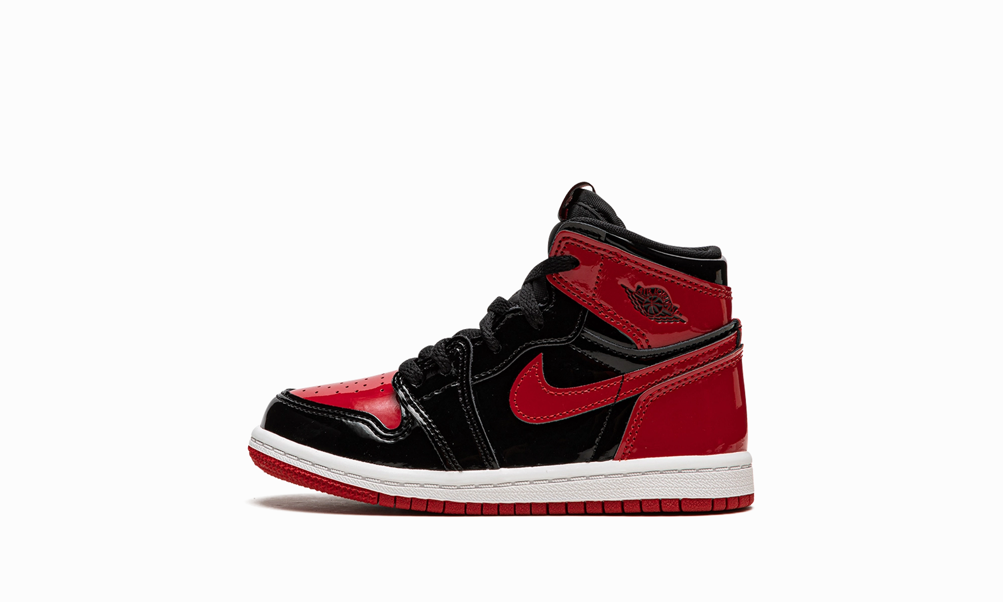 Maximum arch Modern Walk Air Jordan 1 Retro High OG TD "Bred Patent"