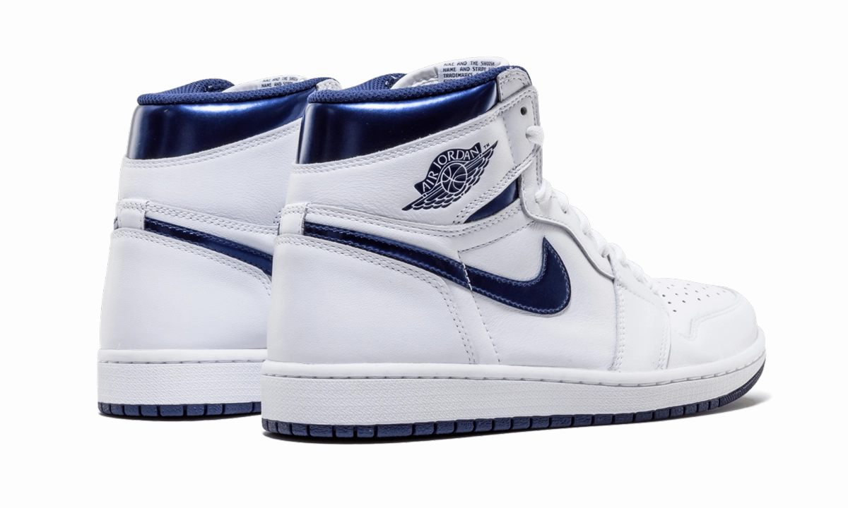 Flattering performance Air Jordan 1 Retro "Metallic Navy"