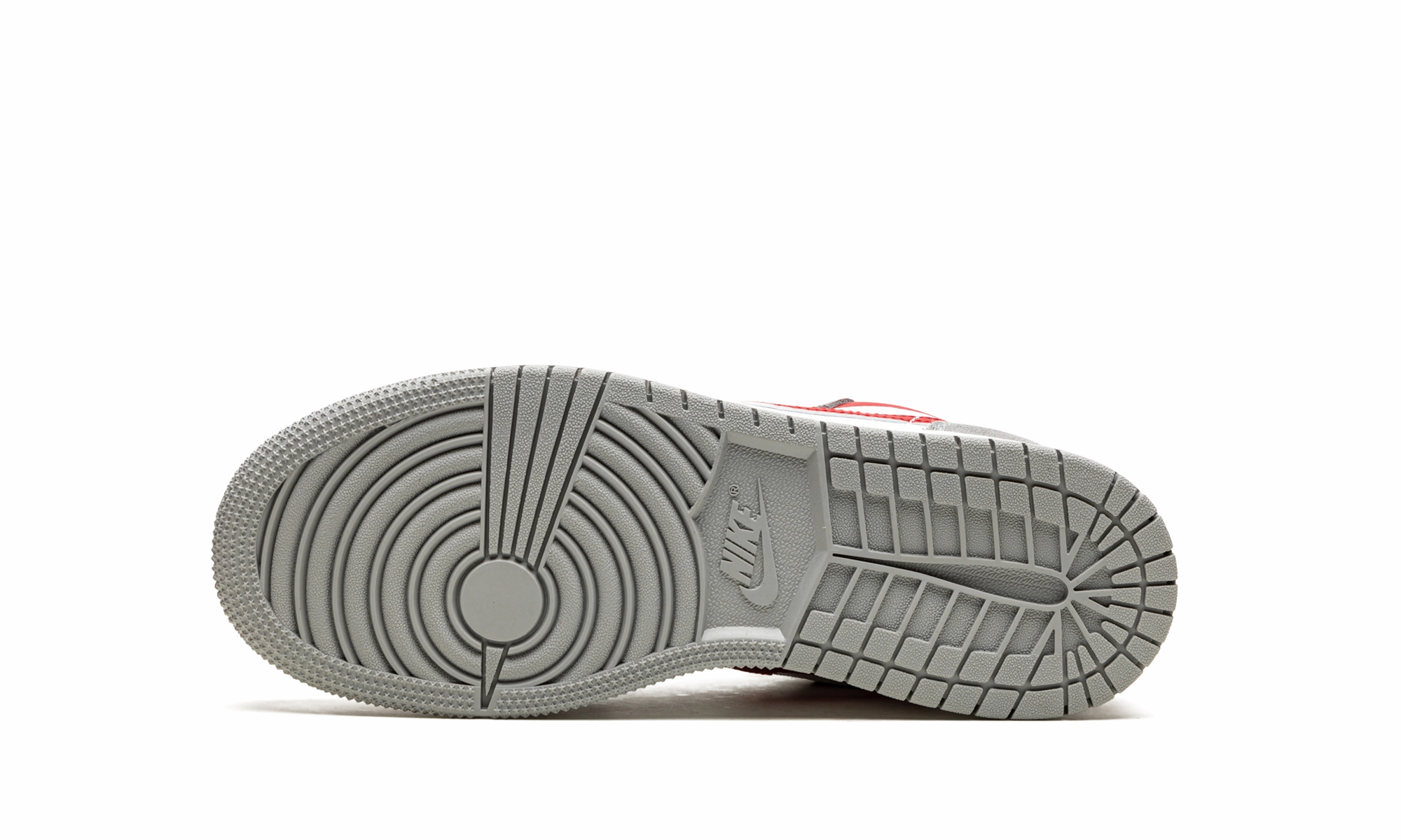 Neutral design Air Jordan 1 Low SE GS "Smoke Grey Gym Red"