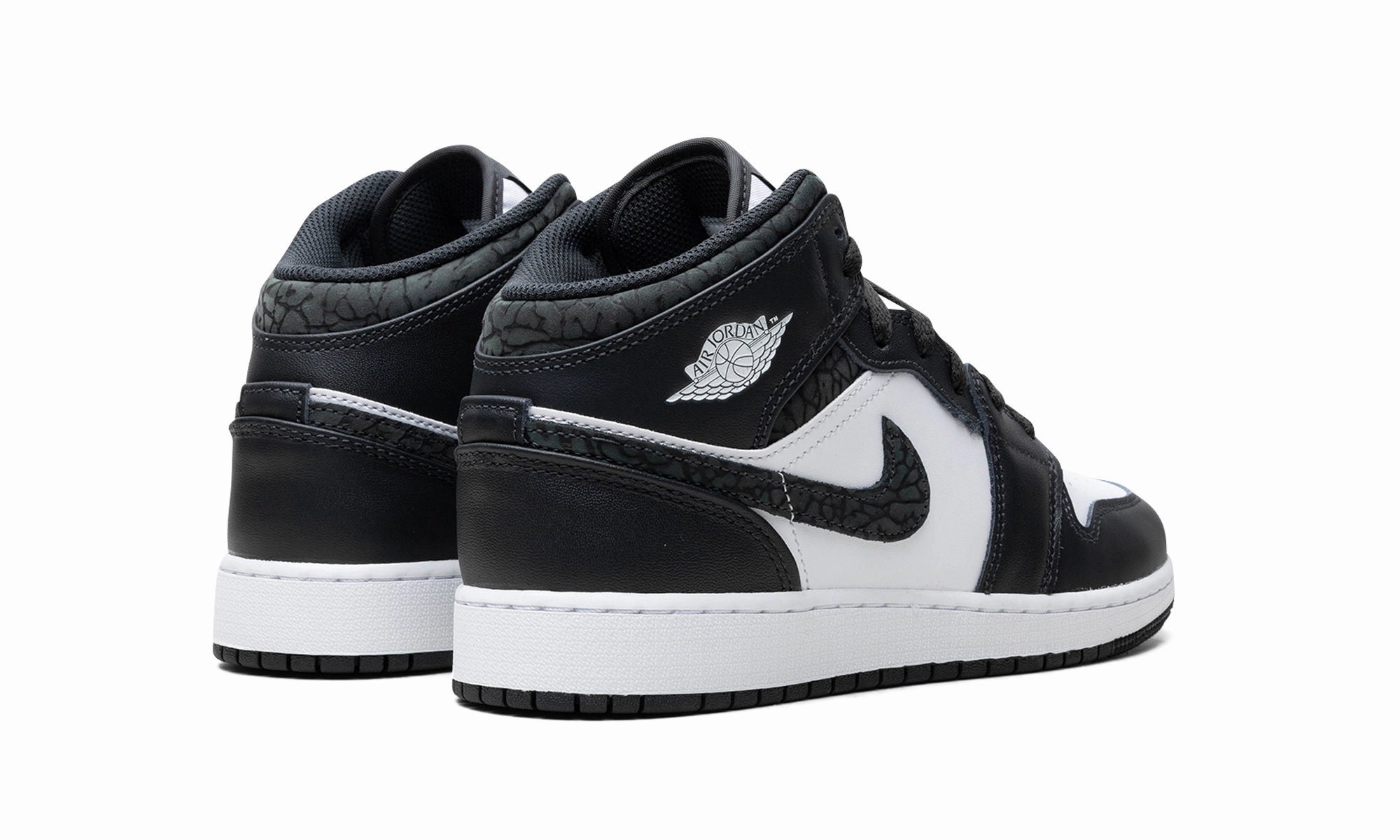 Air Jordan 1 Mid GS "Panda Elephant" Cool Vibes