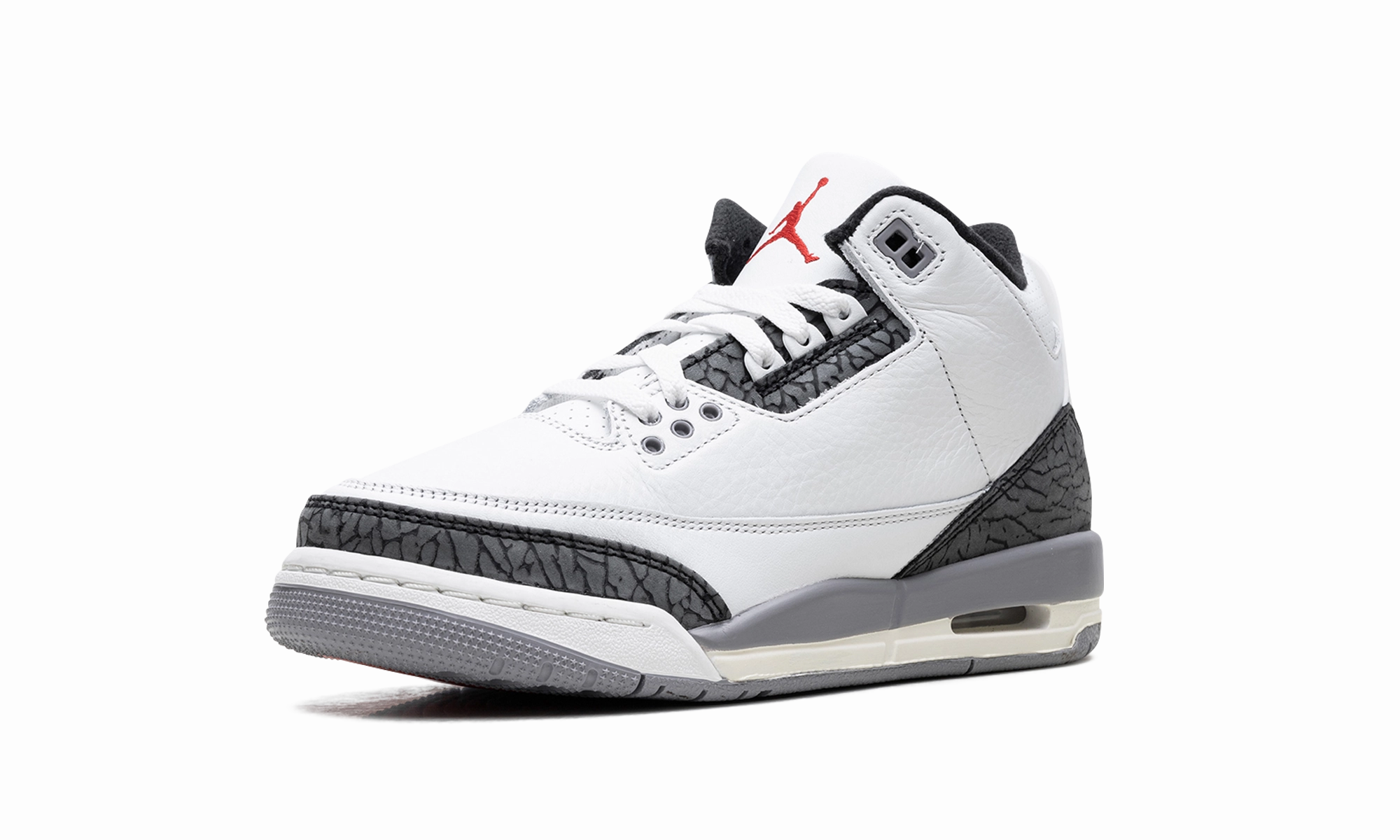 Air Jordan 3 GS "Cement Grey" Casual Sporty