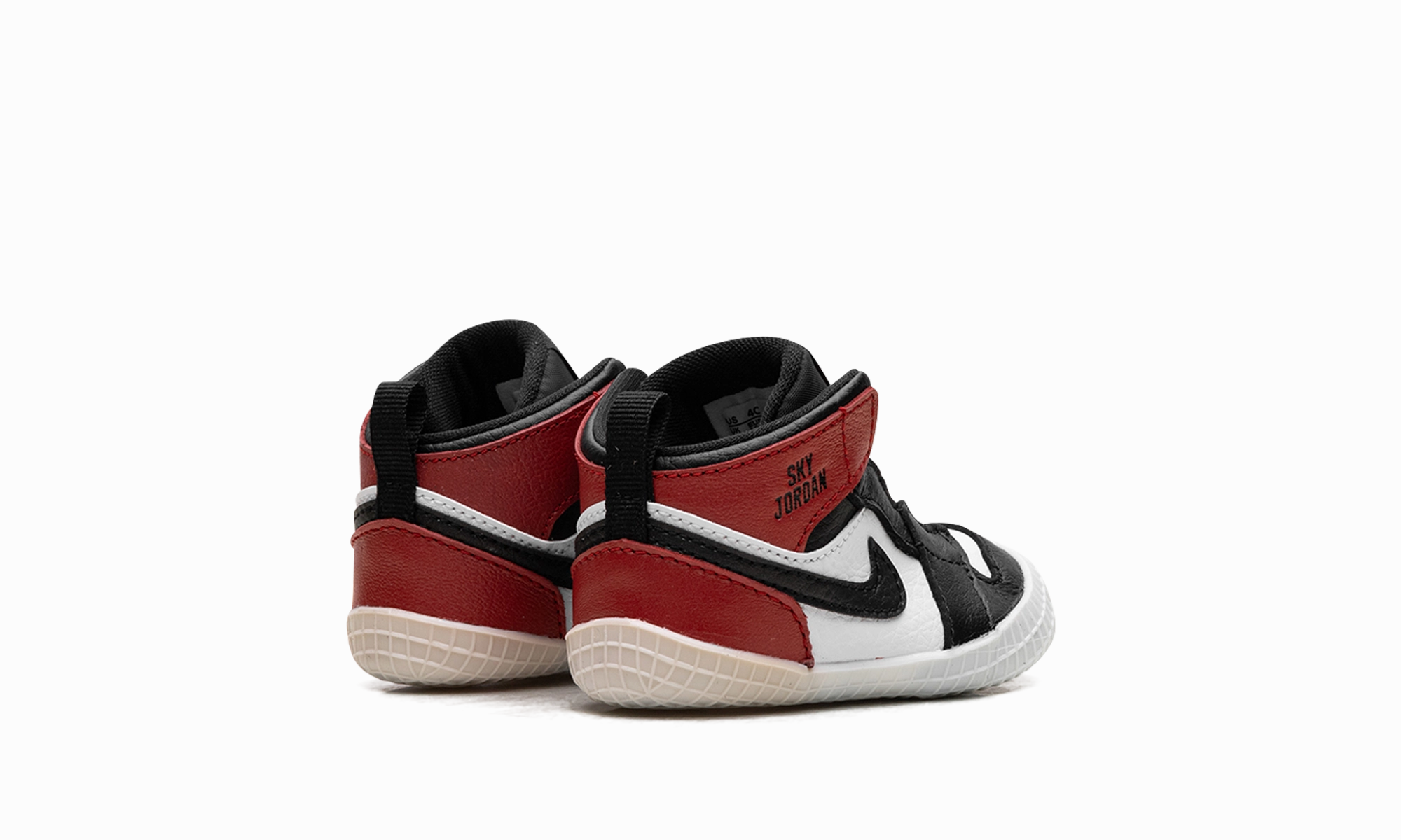 Air Jordan 1 Crib Bootie "Black Toe Reimagined" Layered Support