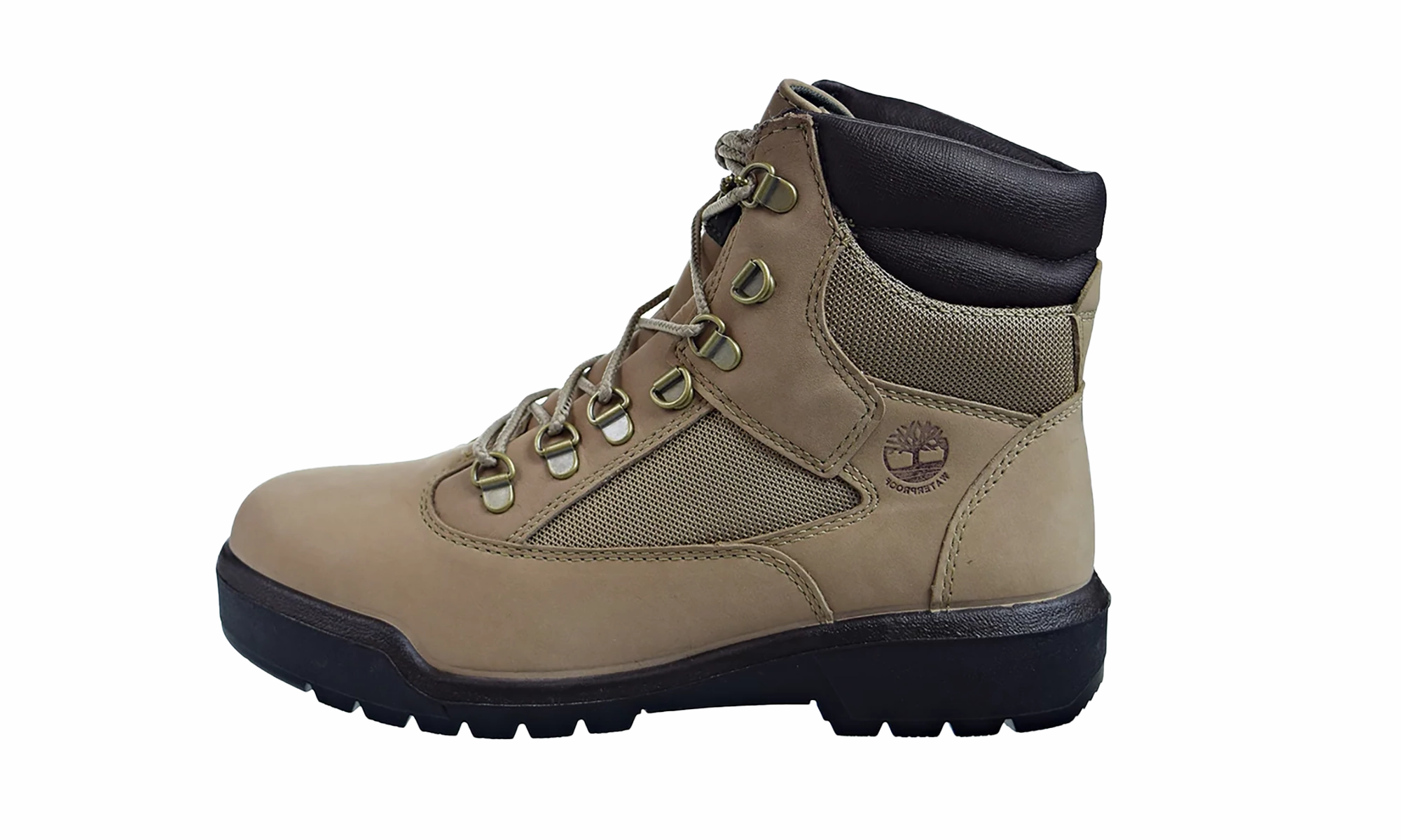 6 Inch Field Waterproof Boots "Beige Nubuck" Ready Use