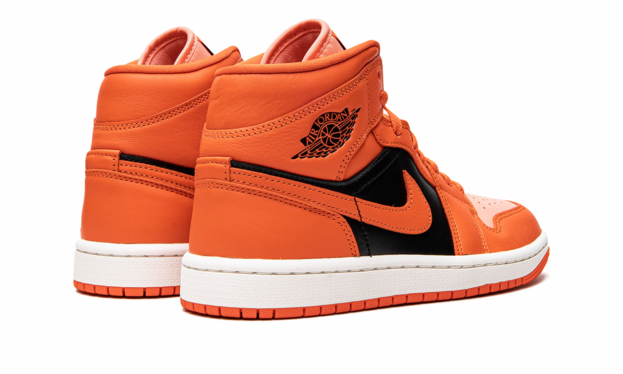 AIR JORDAN 1 MID SE WMNS "Orange / Black" Outdoor Gear