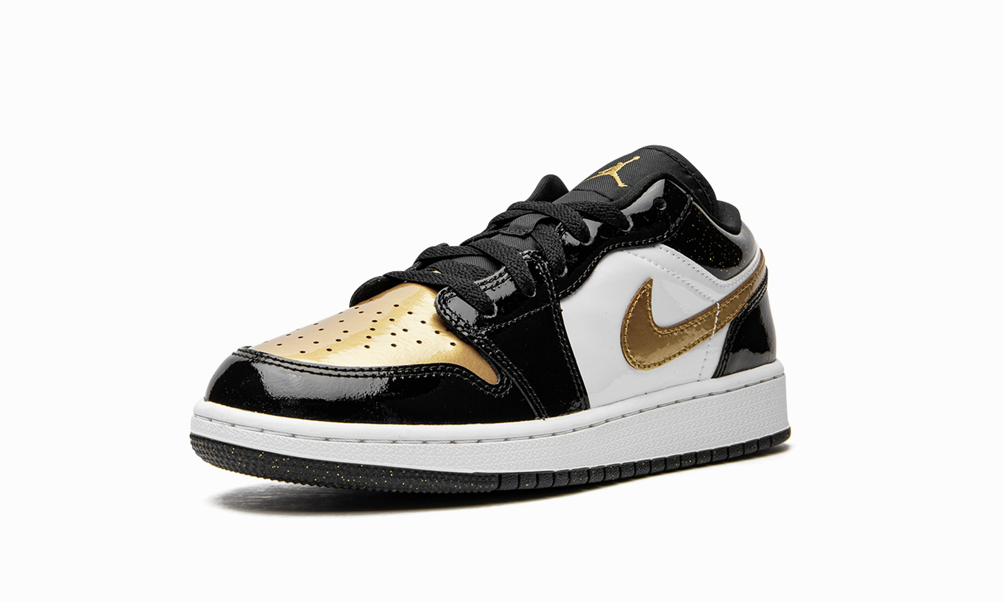 Ultimate look Optimal Flexibility Air Jordan 1 Low SE GS "Gold Toe"