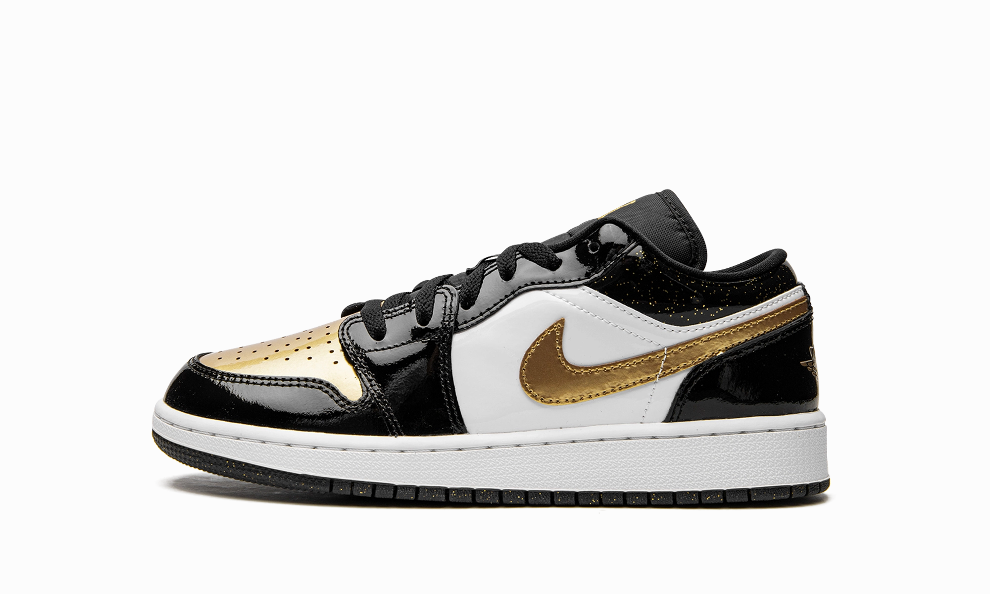 Travel Essentials Supportive Lining Air Jordan 1 Low SE GS "Gold Toe"