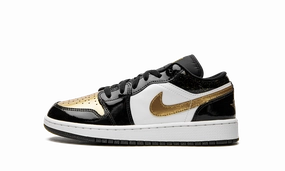 Travel Essentials Supportive Lining Air Jordan 1 Low SE GS "Gold Toe"