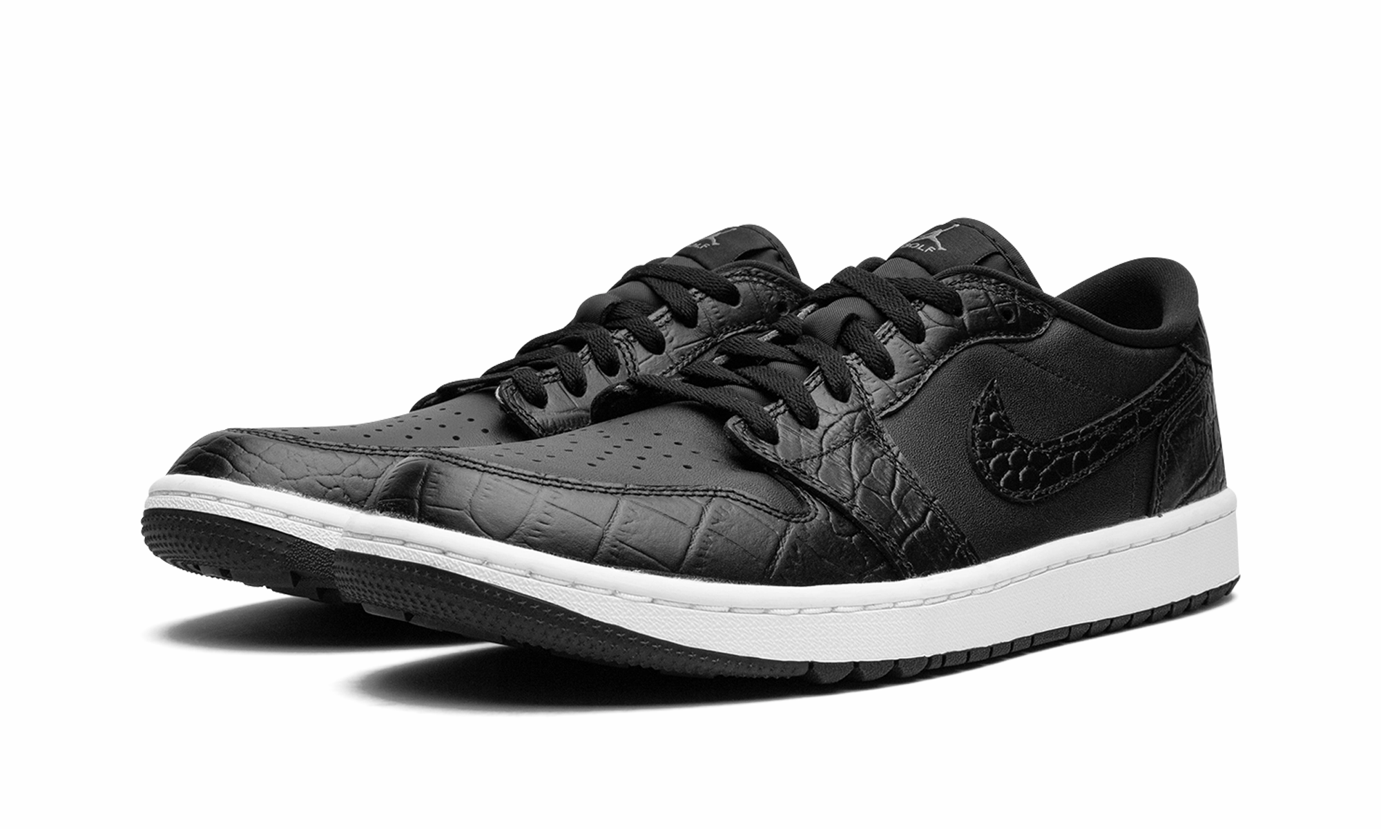 Air Jordan 1 Golf Low "Black Croc" Footwear Essential