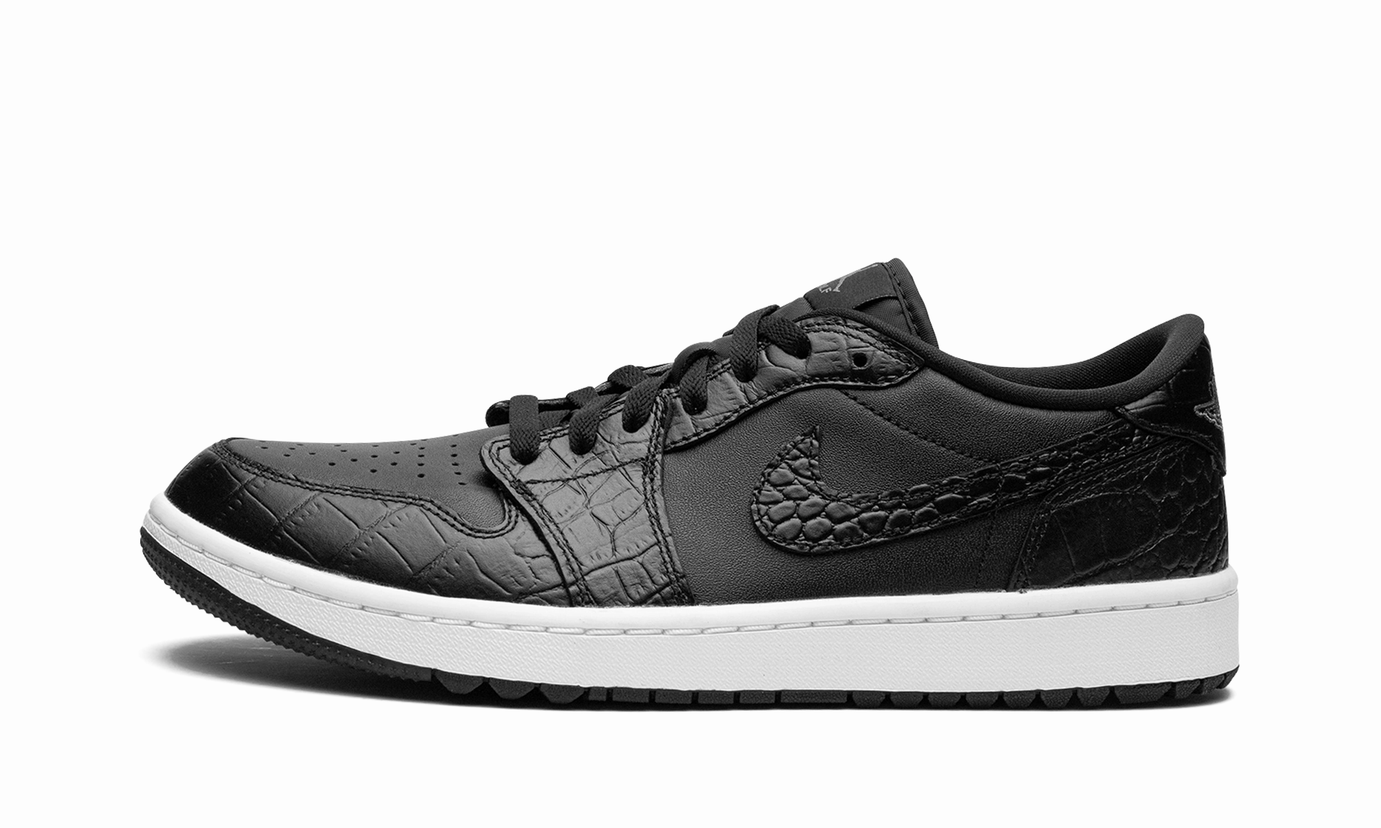 Air Jordan 1 Golf Low "Black Croc" Elite Athlete Soft Design