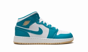 Air Jordan 1 Mid GS "Aquatone" Action Ready