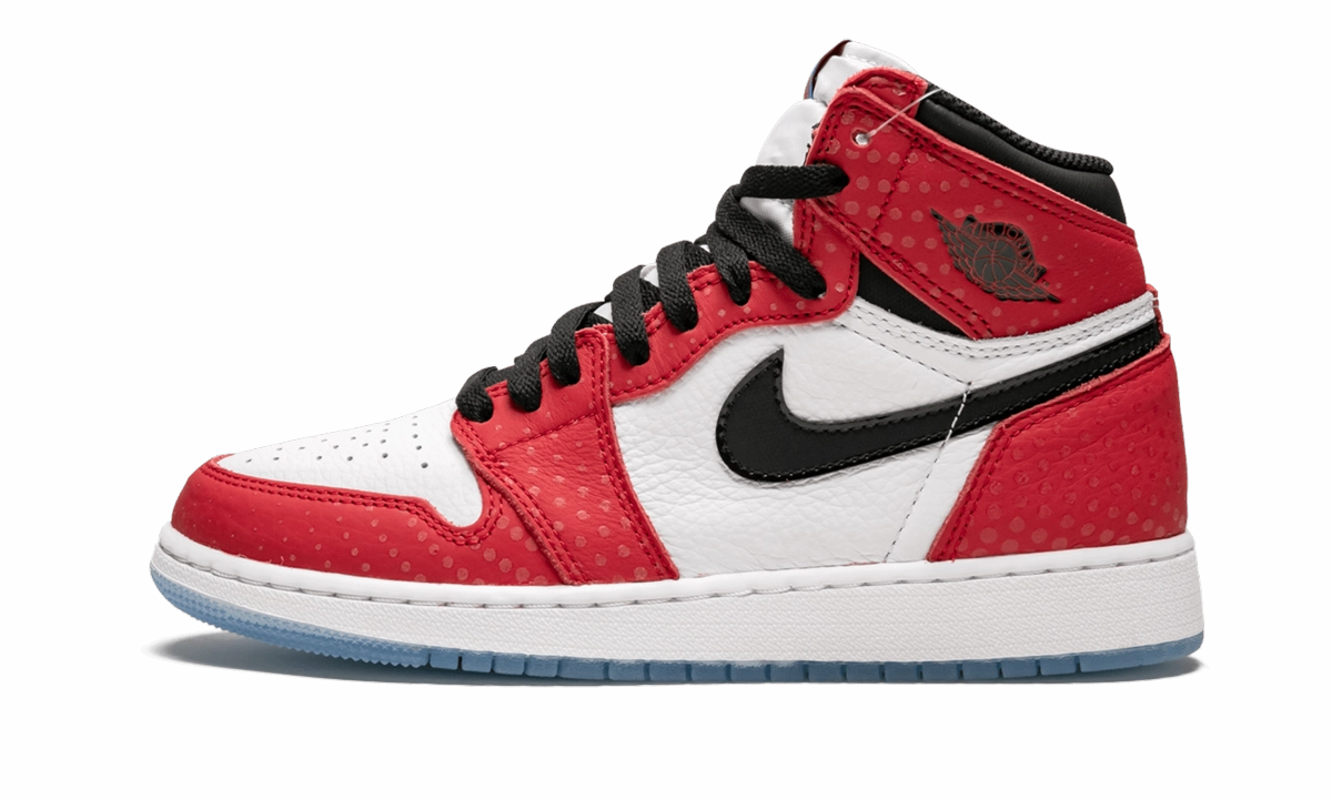 Streamlined materials Air Jordan 1 Retro High OG GS "Spider-Man Origin Story"