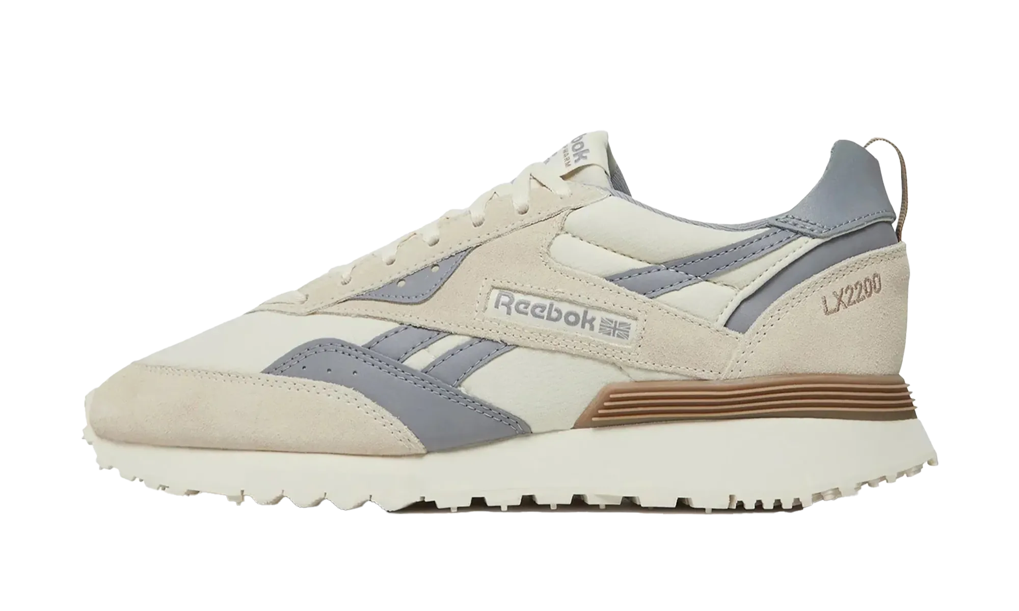 LX 2200 "White/Grey/Brown" ombre - design shoes