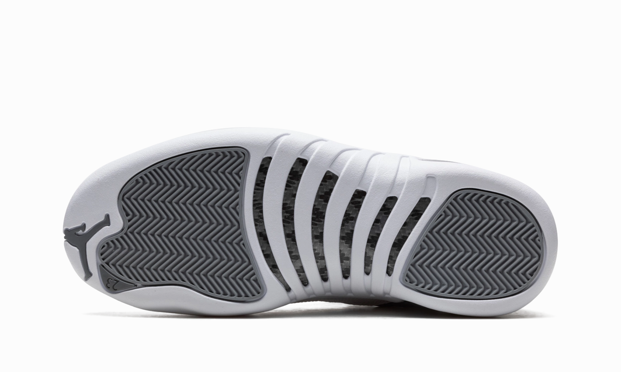 Air Jordan 12 "Stealth" stiff material shoe matter energy - return shoes