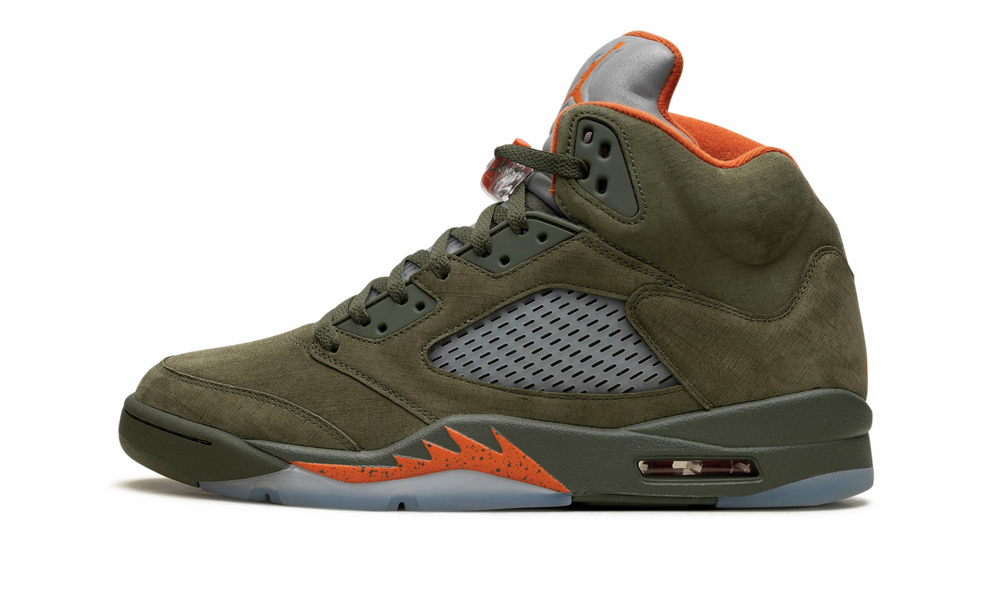 Air Jordan 5 OG "Olive" Group - running