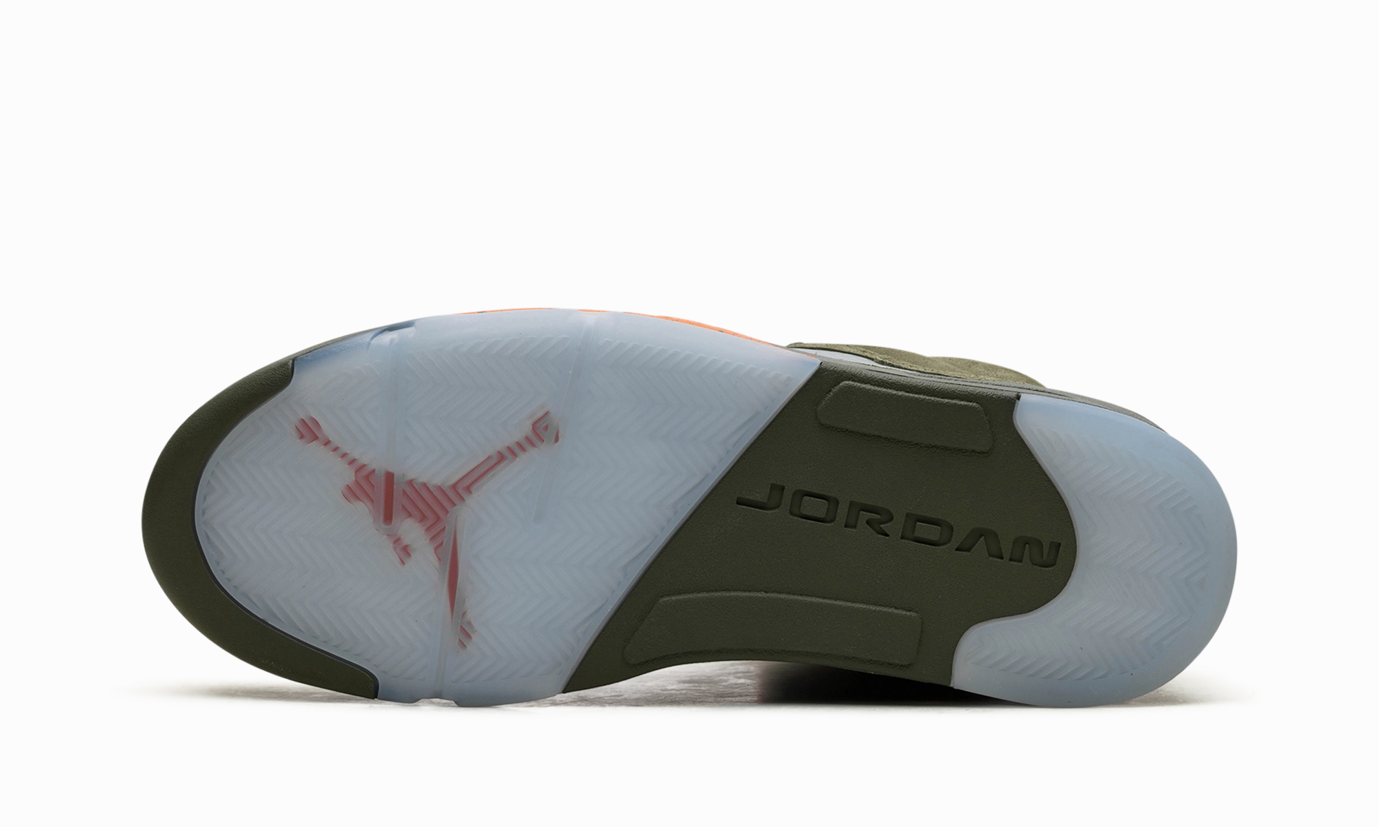 soft - sole - feature shoes Beach Air Jordan 5 OG "Olive"