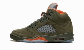 Air Jordan 5 OG "Olive" Group - running