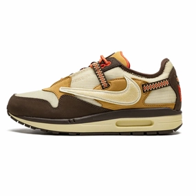Air Max 1 Travis Scott Cactus Jack Baroque Brown Breathable Sole Shock Absorbing