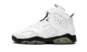 Air Jordan 6 Retro GS "Alligator" running in a crater area shoes
