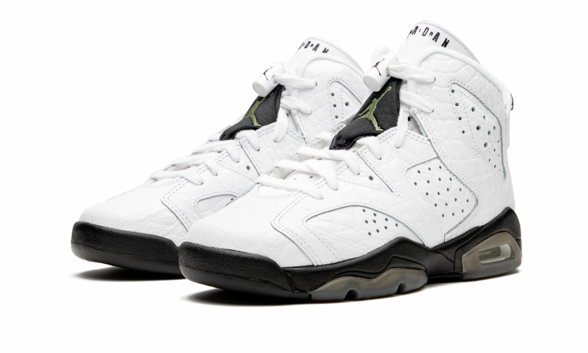 Air Jordan 6 Retro GS "Alligator" narrow widths race - day running shoes