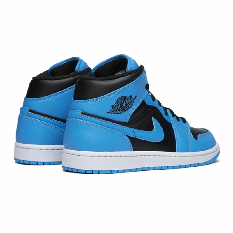 Foot Muscle Air Jordan 1 Mid University Blue Black