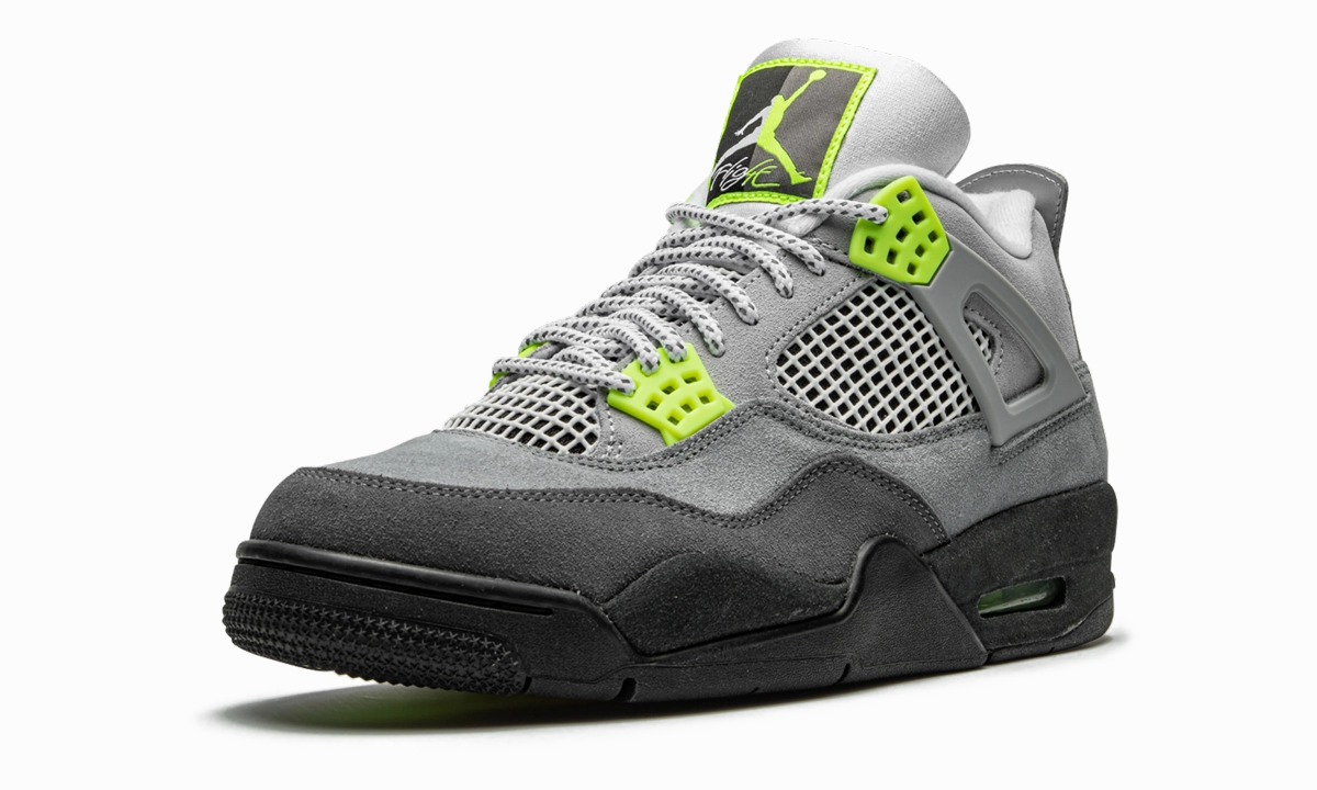 Air Jordan 4 Retro SE "Neon" Walk Lifestyle Casual Appeal