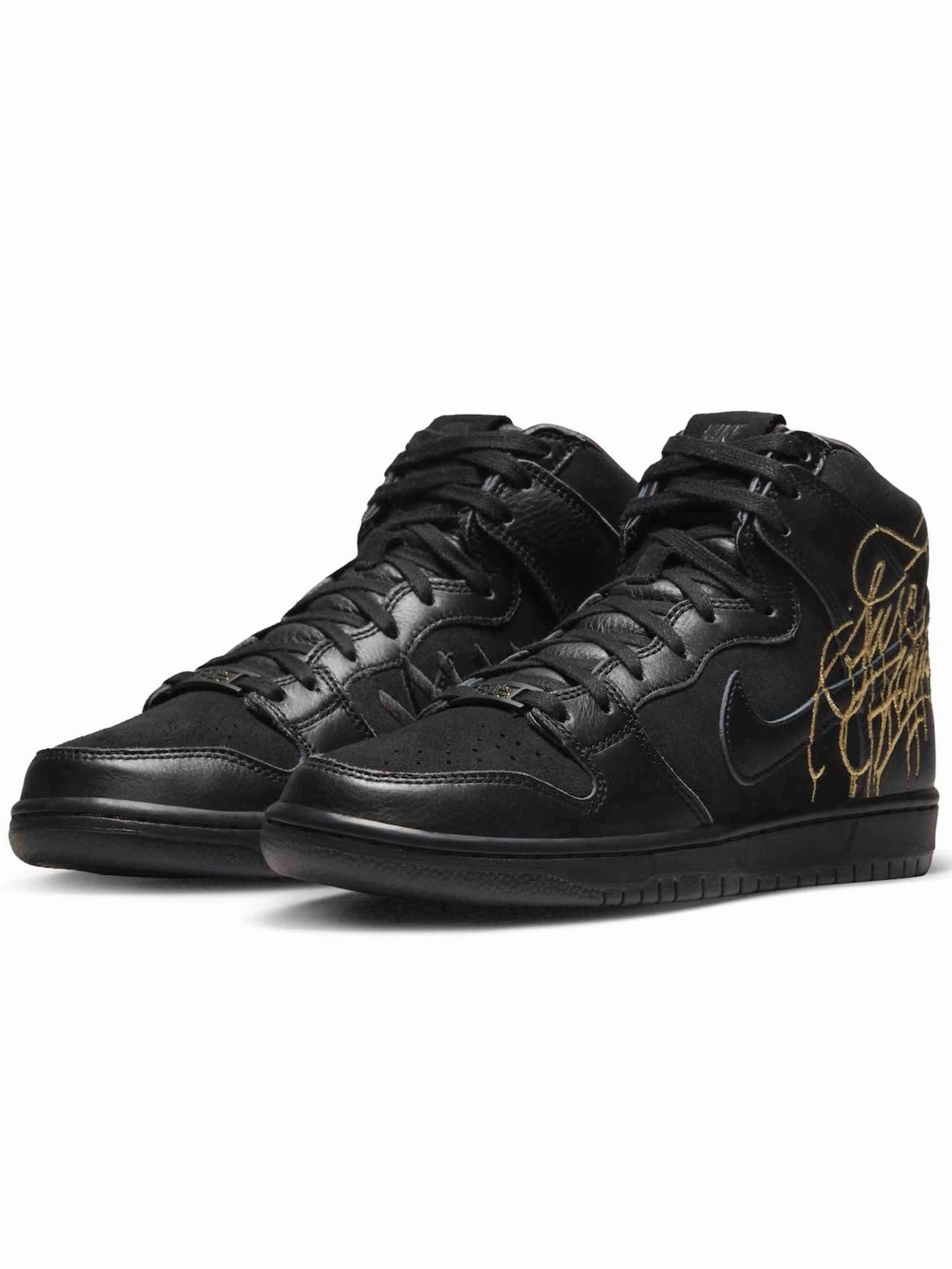 daily runner Nike SB Dunk High FAUST Black Gold
