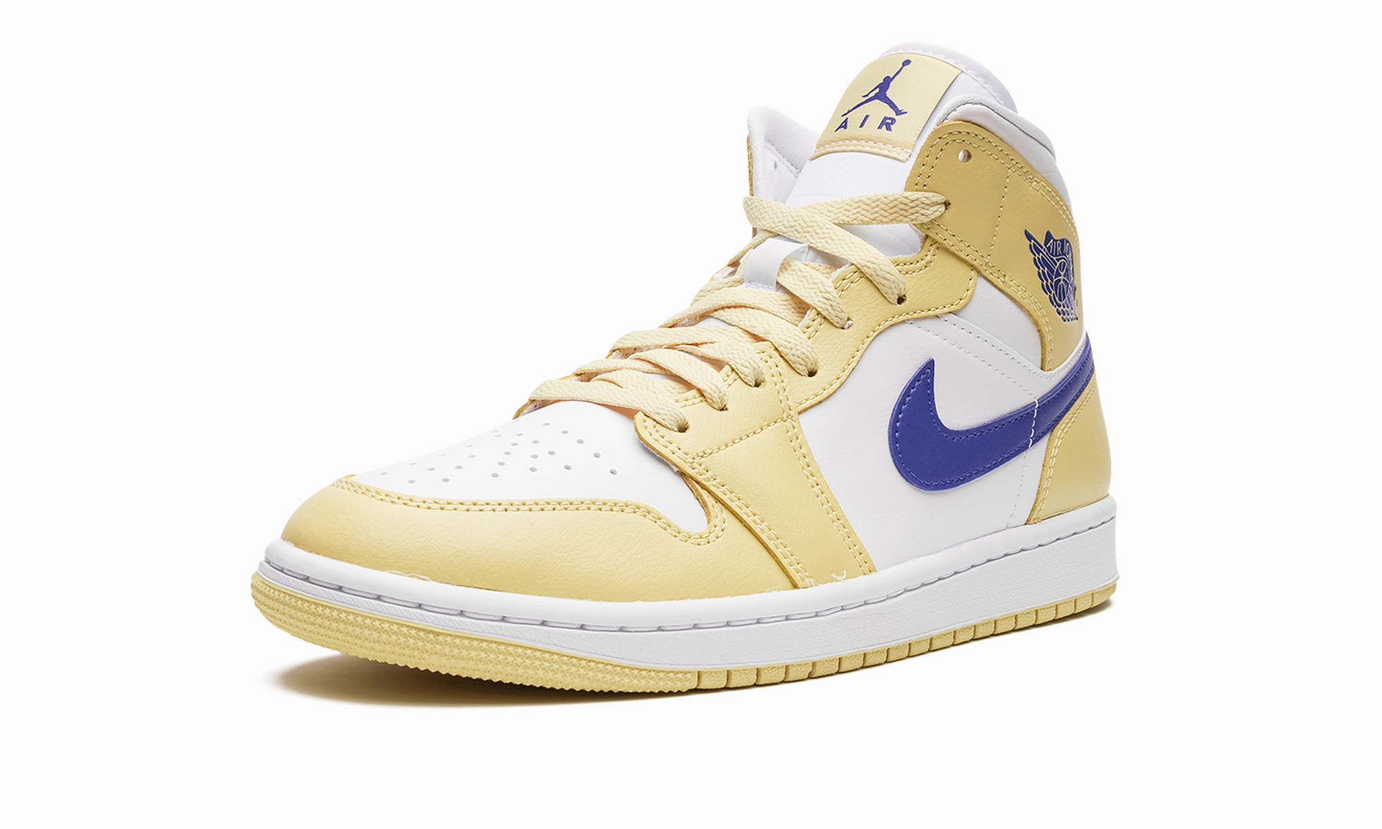 Quick design All weather AIR JORDAN 1 MID WMNS "Lemon Wash"