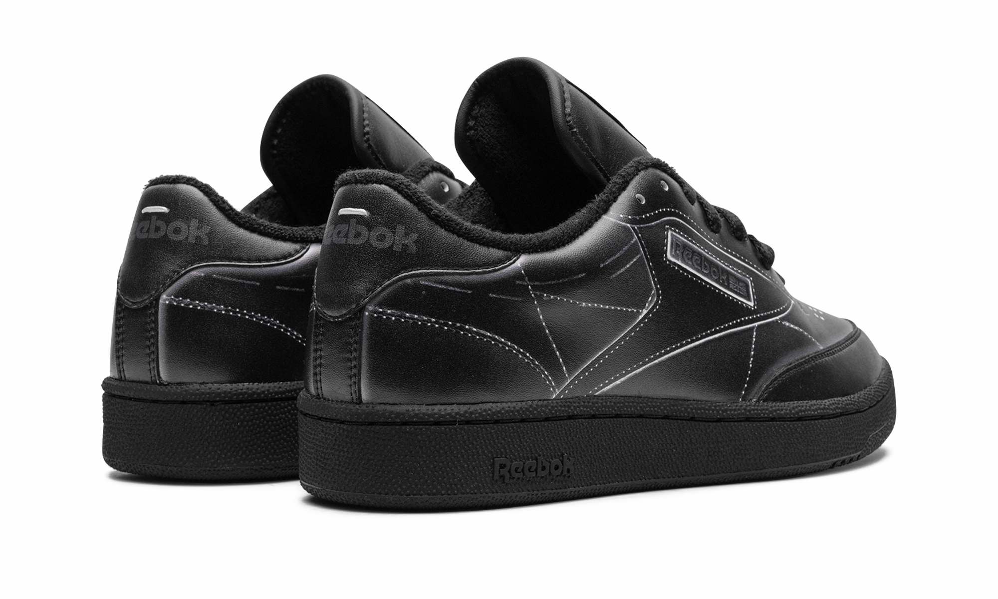 lateral - support - stability shoes Maison Margiela x Club C "Black"