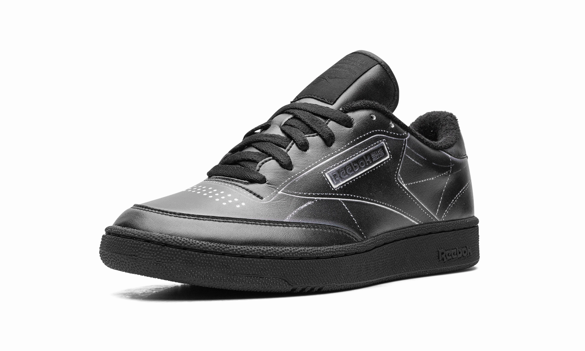 Maison Margiela x Club C "Black" incline running shoes