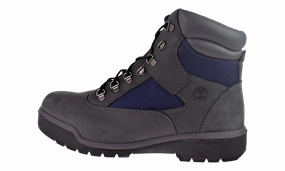 Reinforced heel 6" Field Boots "Dark Grey/Blue"