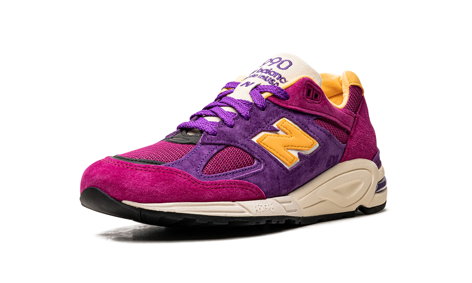 990v2 "Pink/Purple" unpadded shoes