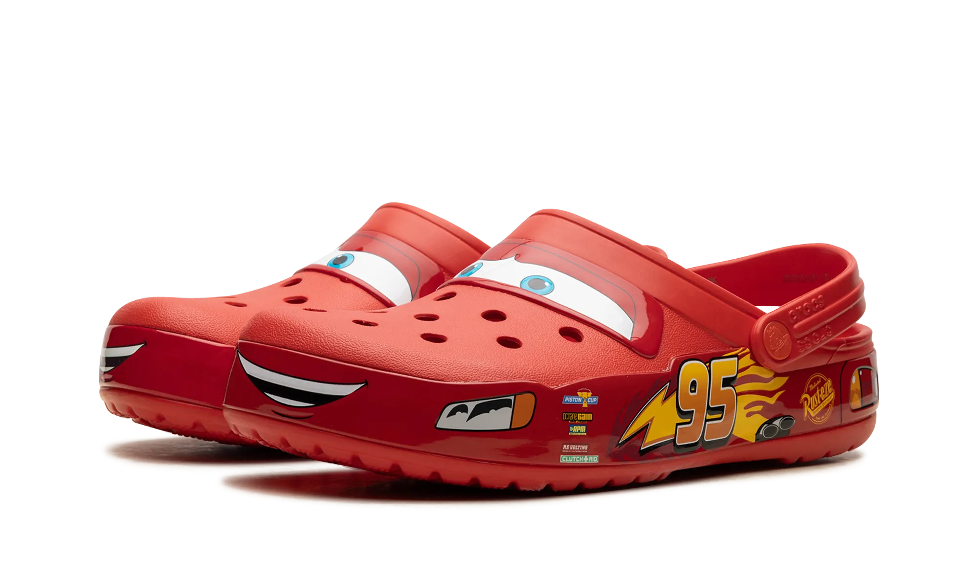 Cozy Foot Step Quick Comfort Fit Crocs Classic Clog "Lightning McQueen"