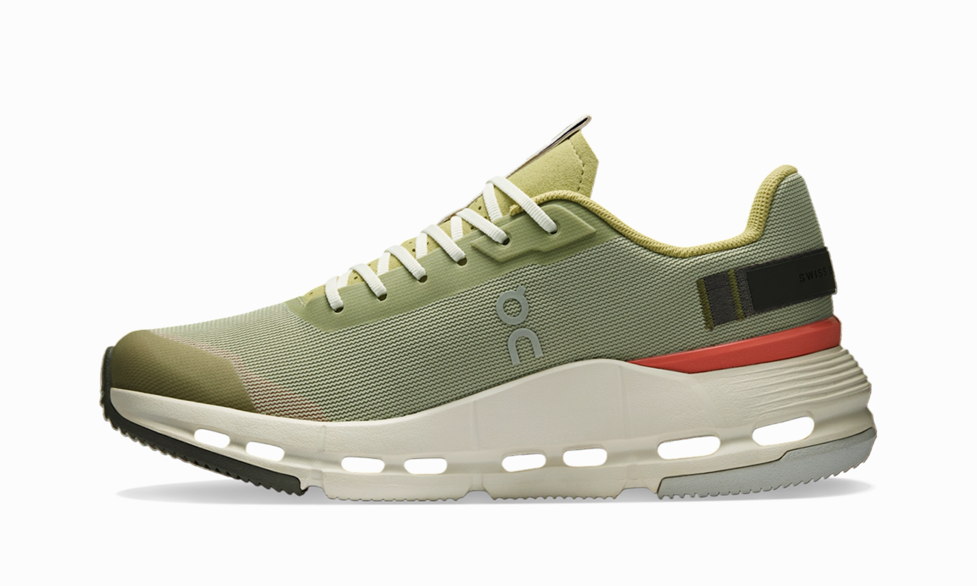 muddy terrain Breathable mesh Cloudnova Form 2 WMNS "Chalk Salmon"