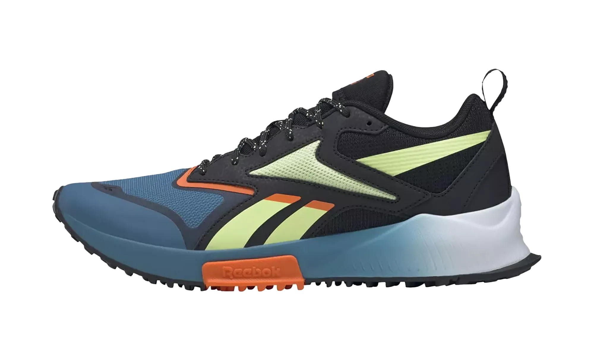 logo - strapped shoes Trail running wear Lavante Trail 2 "Black/Blue/Green"