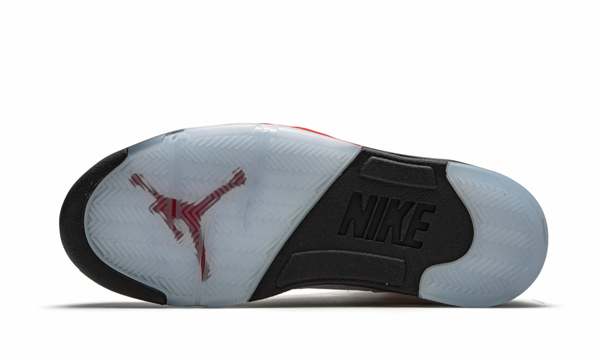 Air Jordan 5 Retro "Fire Red Silver Tongue 2020" High Flexibility