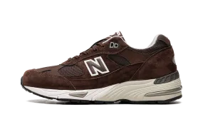 running for relaxation shock - absorbing shoes 991 "Made in UK - Mocha Brown"