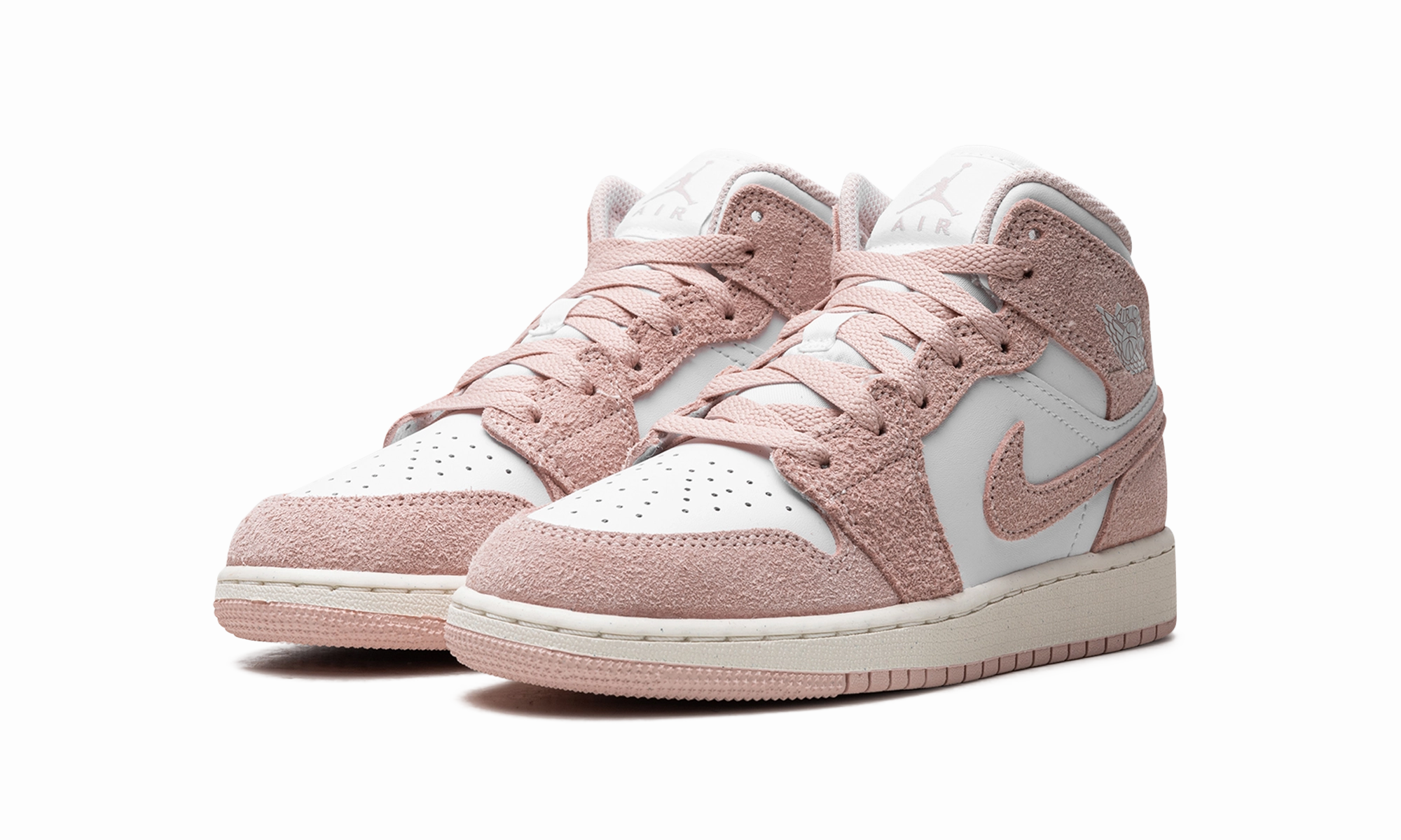 Road Performance Low Cushion Air Jordan 1 Mid SE GS "LEGEND PINK"