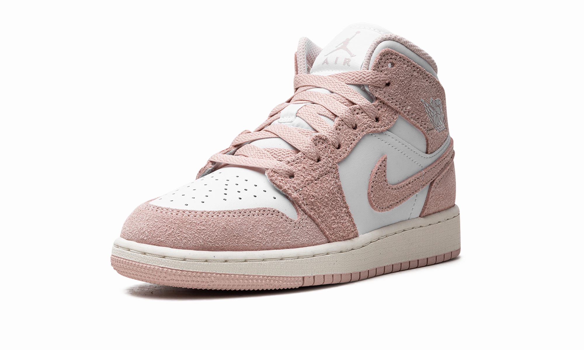 Air Jordan 1 Mid SE GS "LEGEND PINK" Clean Detail