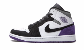 High Cushion Jumping Support Air Jordan 1 Mid SE "Court Purple Suede"