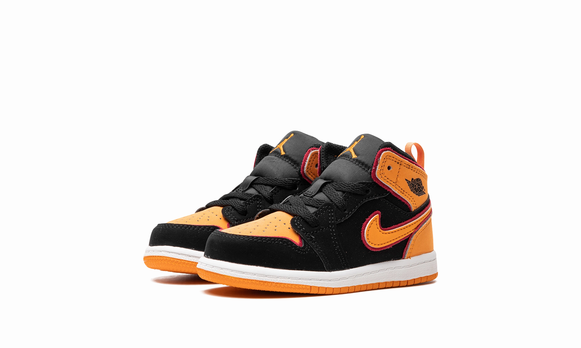 Air Jordan 1 Mid TD "Vivid Orange" Smart Chic Daily Moves