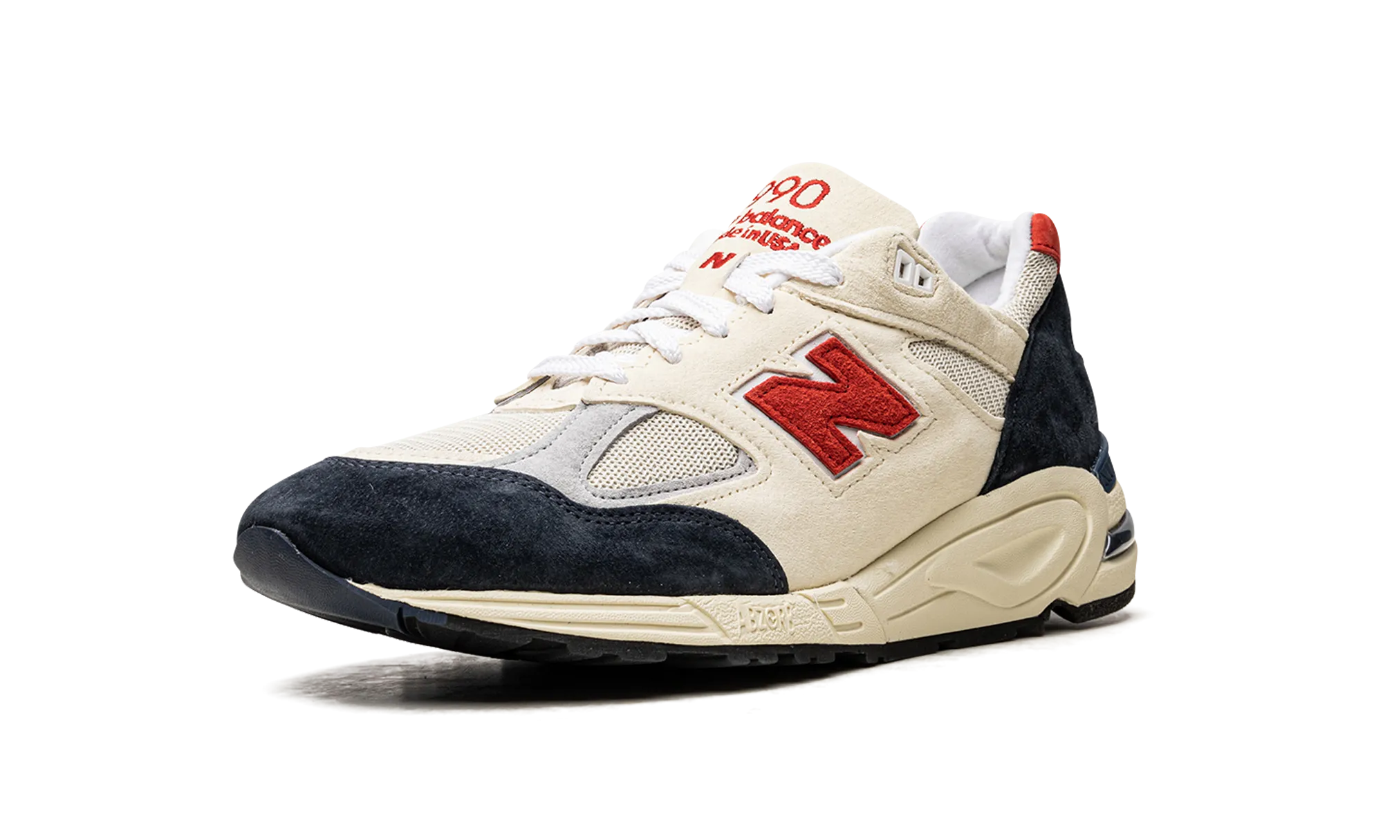 990v2 "Teddy Santis - Navy/Red" arch - support shoes