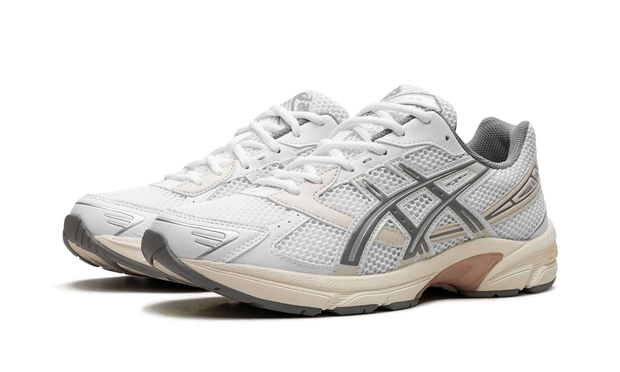 hard - surface running option easy - to - take - off shoes Gel 1130 "White/Clay Grey"