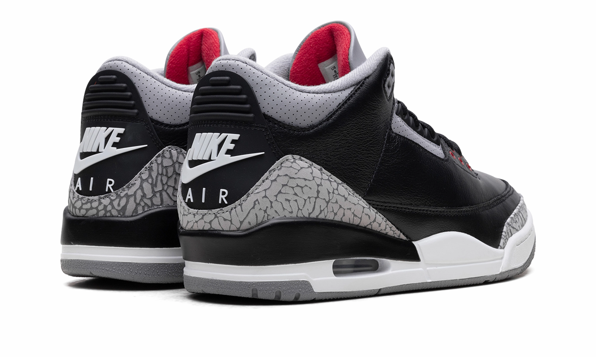 Layered Design Air Jordan 3 "Black Cement"