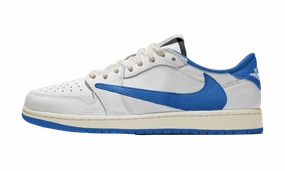 Classic Style Balance Tech Air Jordan 1 Low "Travis Scott - Fragment - Sail"