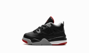 Reinforced heel Signature flexibility Air Jordan 4 TD "Bred Reimagined"