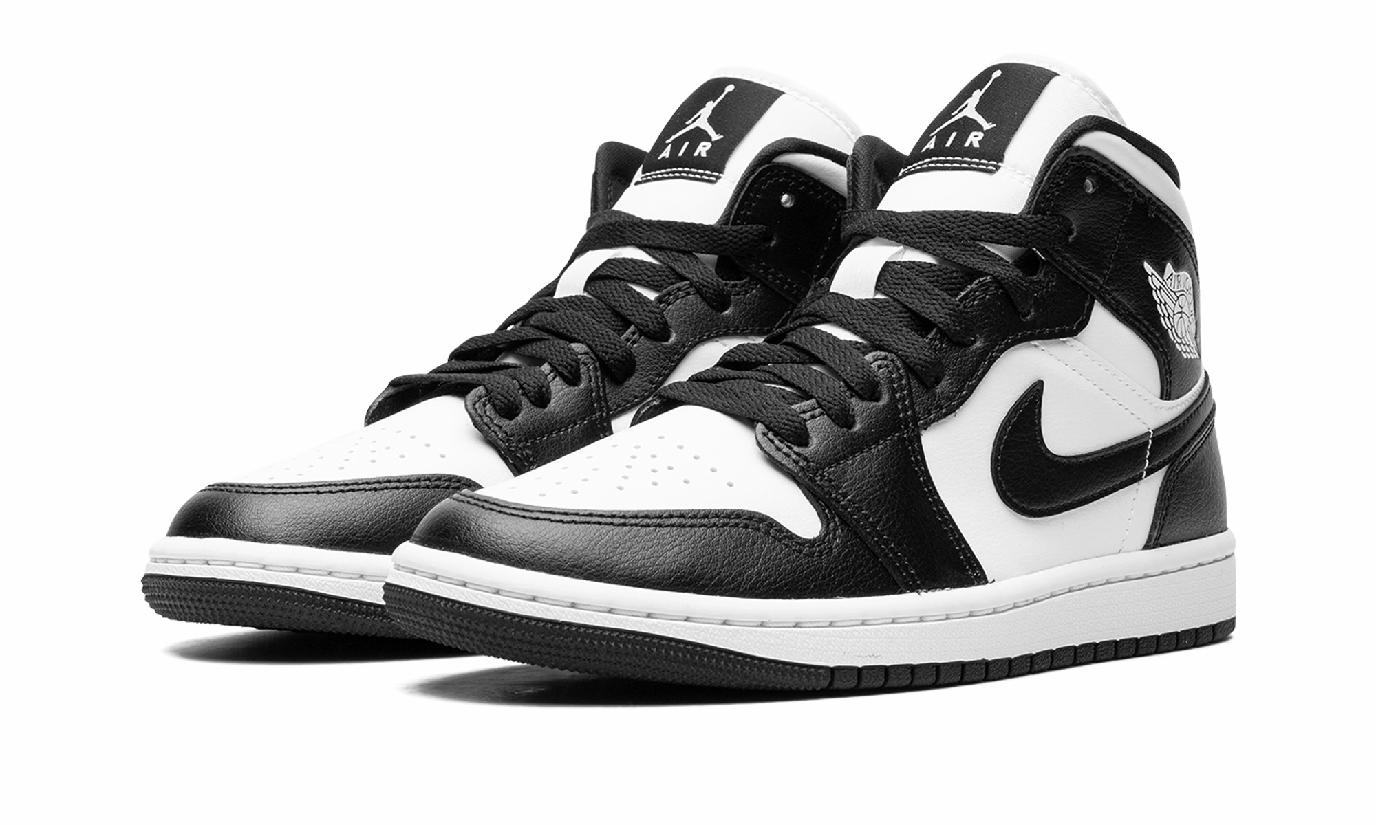 AIR JORDAN 1 MID WMNS "Panda" Reliable Performance Durable Comfort