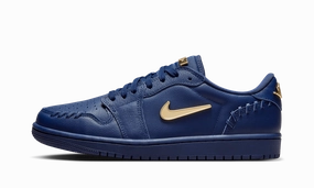 Speed Movement Jordan 1 Low WMNS "Method of Make Midnight Navy Metallic Gold"
