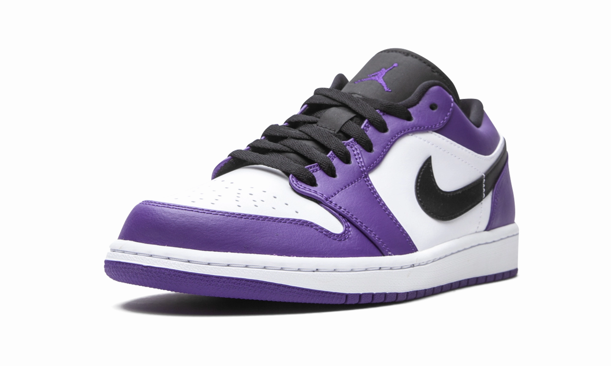 Air Jordan 1 Low "Court Purple" Luxurious Feel