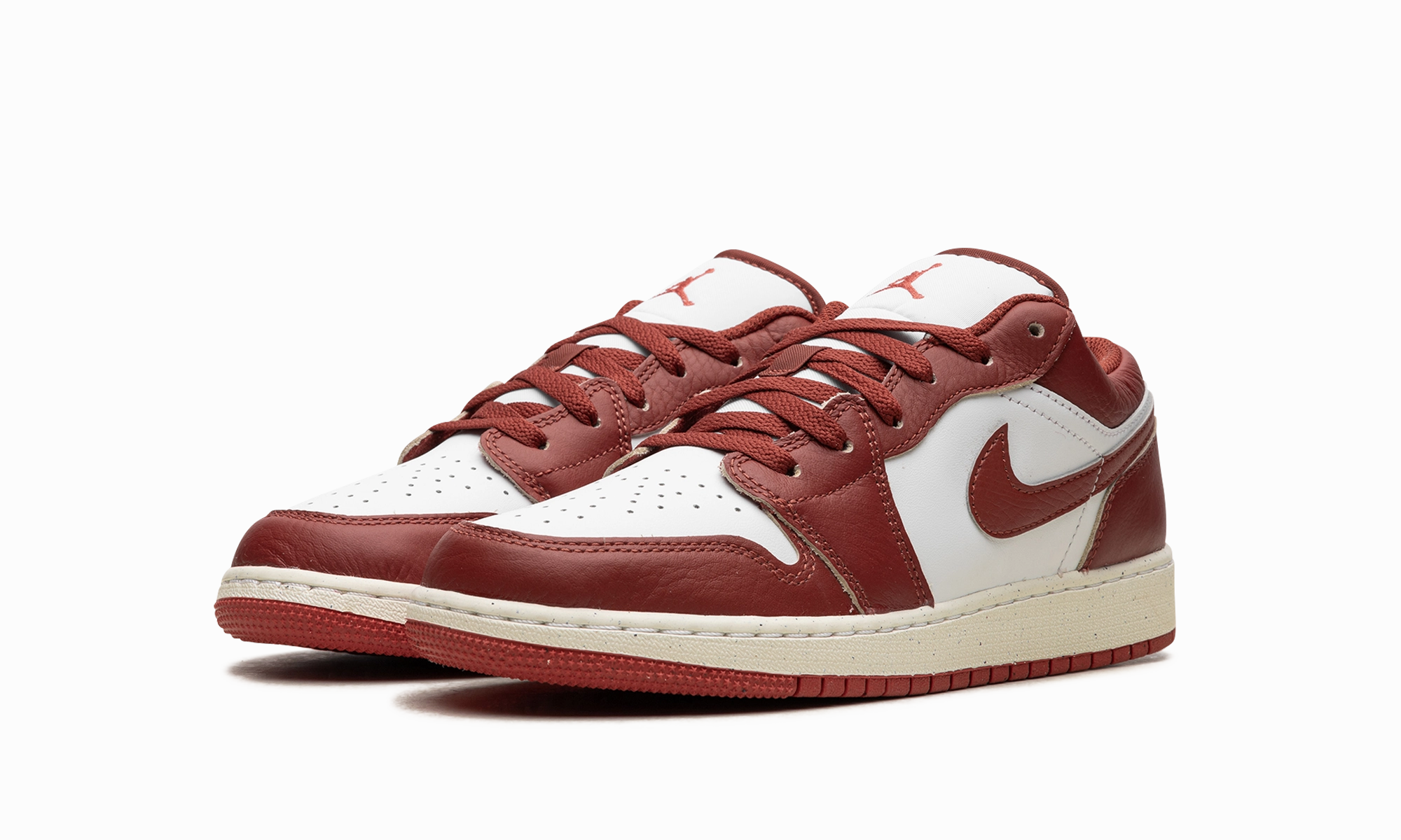 AIR JORDAN 1 LOW SE GS "DUNE RED" Reinforced toe