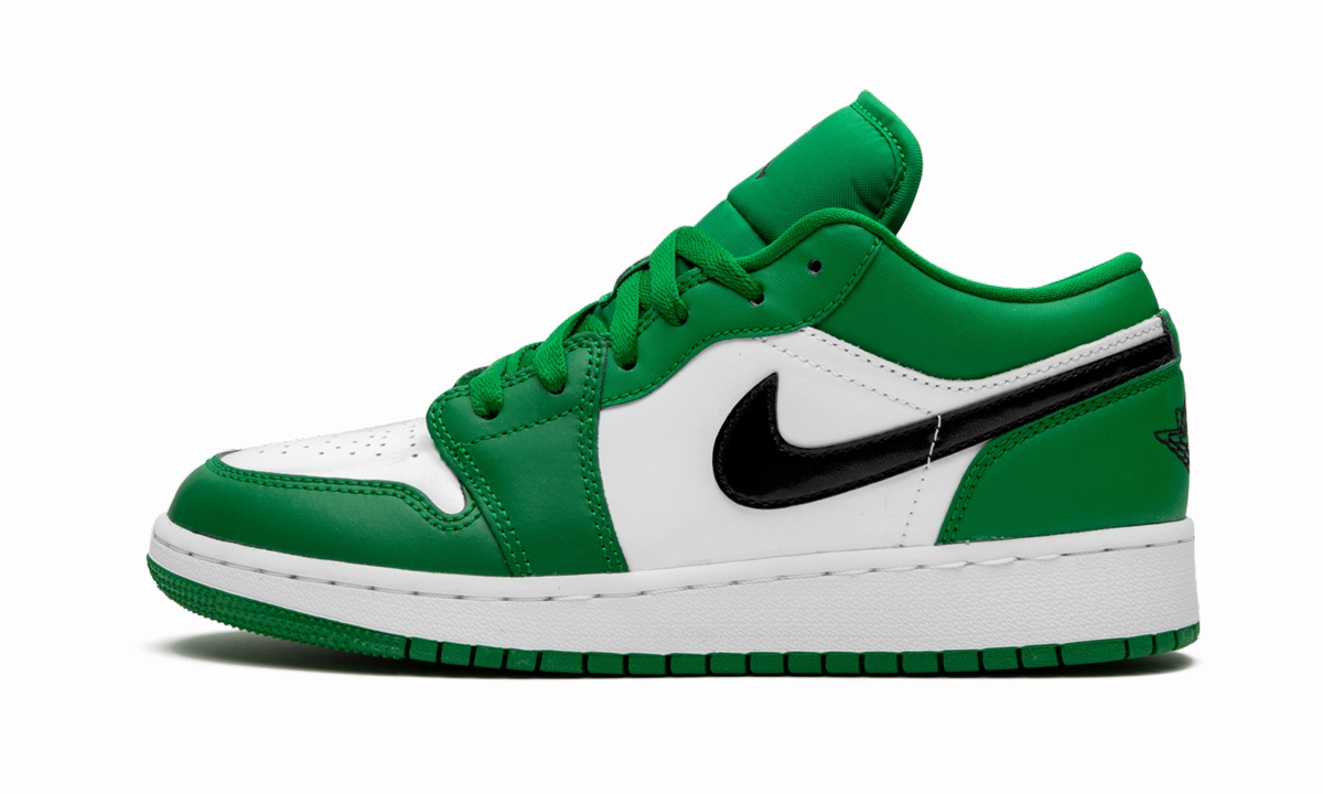 Air Jordan 1 Low GS "Pine Green" Breathable Ease